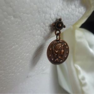 3/$15.00 Copper Coin Earrings